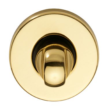 Deurkruk Didam messing - Met toiletgarnituur